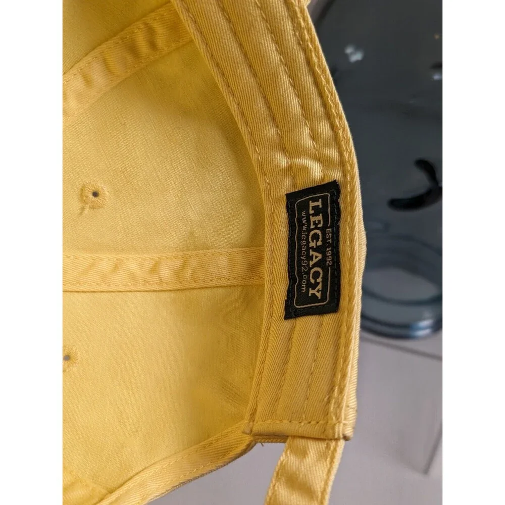 Legacy 92 Unisex  Hat Yellow Strapback  Ball Cap Spalding Eagle